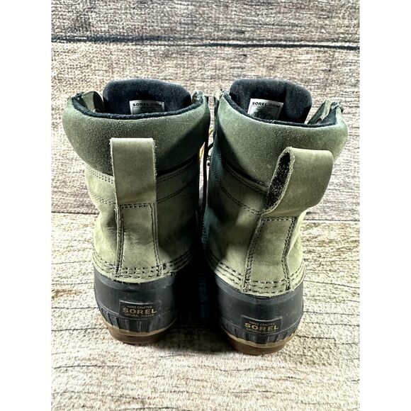 SOREL Rubber Boots Cheyenne II 2 Men’s Sz 8 NM2575-052 Waterproof Green - Picture 5 of 11